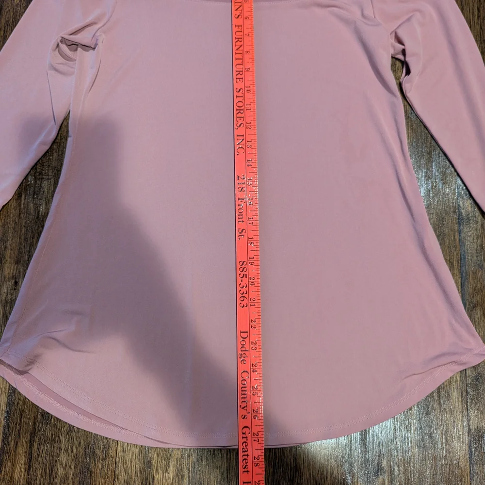 Belldini Purple‎ Tunic Asymmetrical Cutout